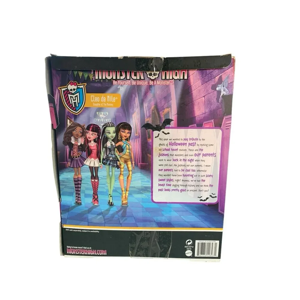 Monster High‎ Cleo De Nile Ghouls Rule Doll 2012 Mattel New